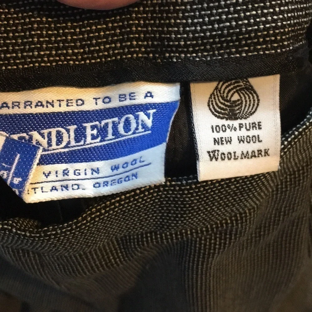 VINTAGE PENDLETON WOOL PANTSUIT #pantsuitnation - Picture 7 of 7